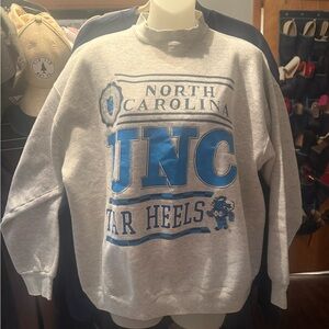 Vintage UNC Tar Heels Gray Crewneck Sweatshirt